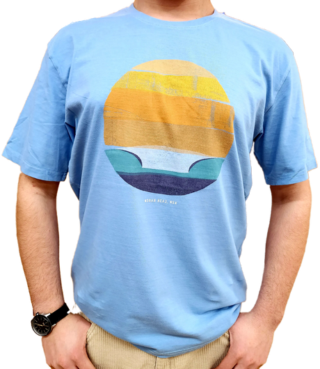 Wave Break Circle - Mens T - Beachin Surf