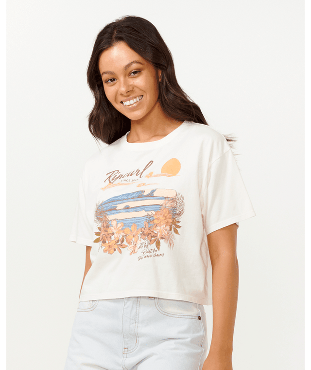 WAVE GLIDERS CROP TEE - Beachin Surf