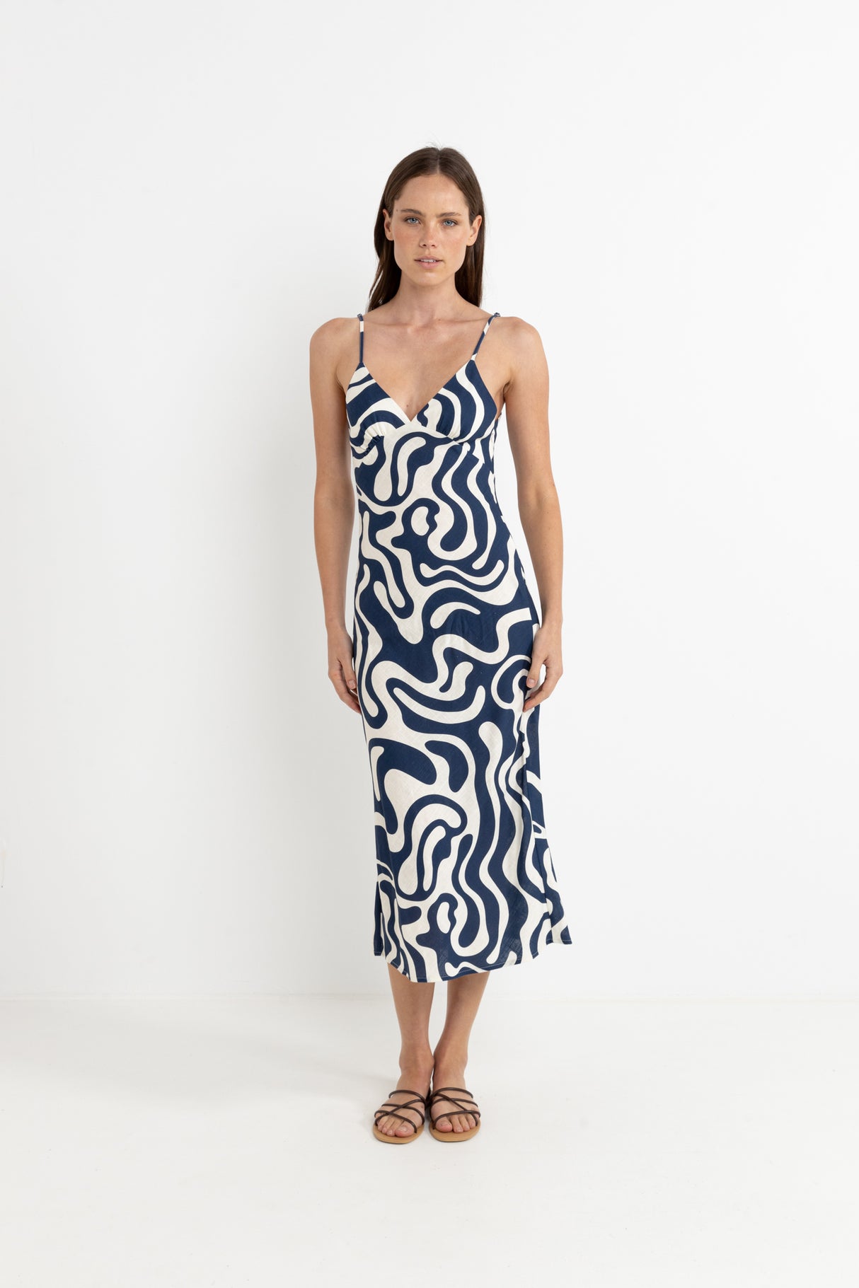 Waverly Bias Midi Dress