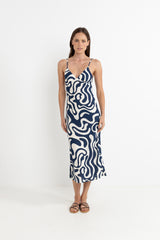 Waverly Bias Midi Dress