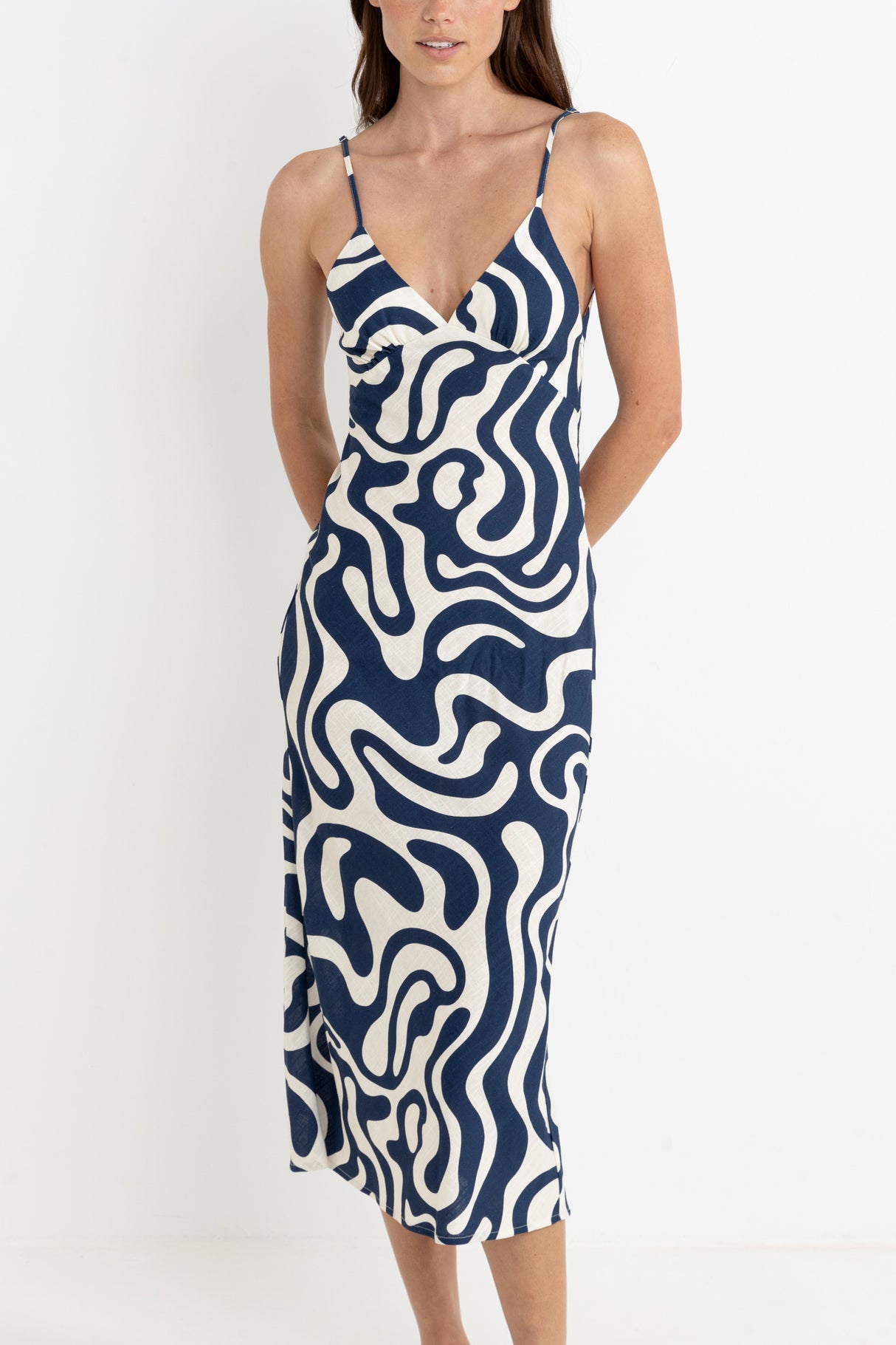 Waverly Bias Midi Dress