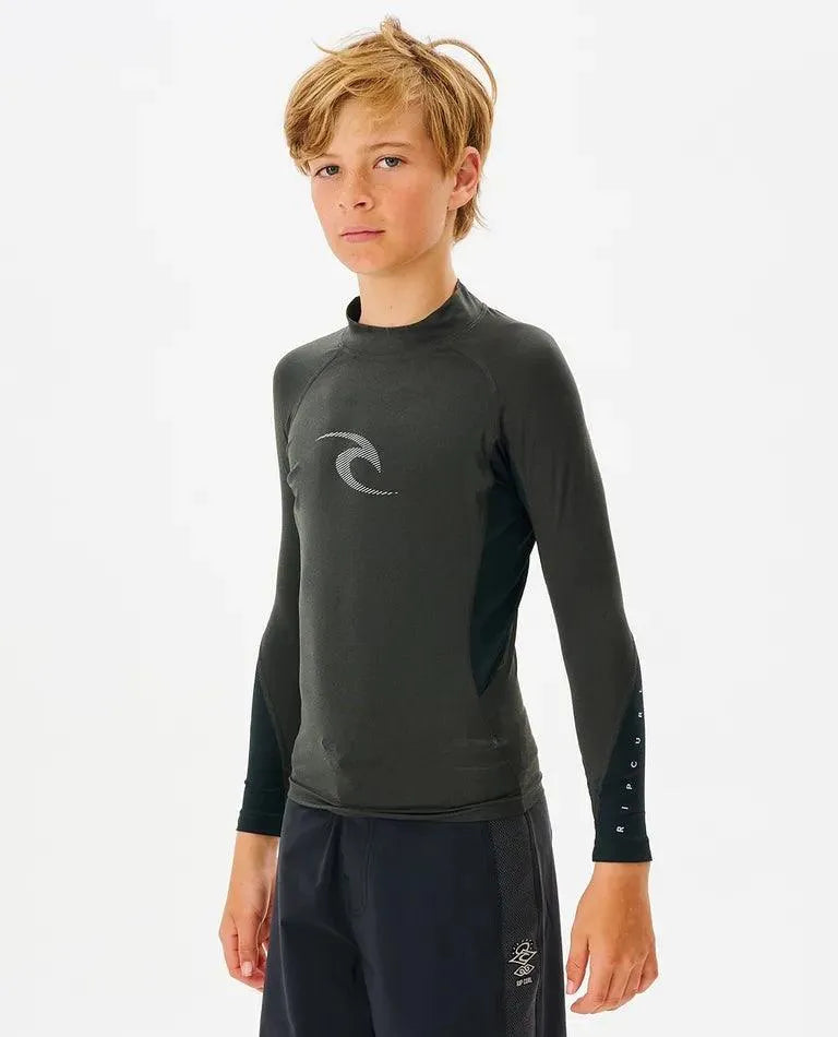 Waves Long Sleeve Rash Vest - Boys (8-16 Years) - Beachin Surf