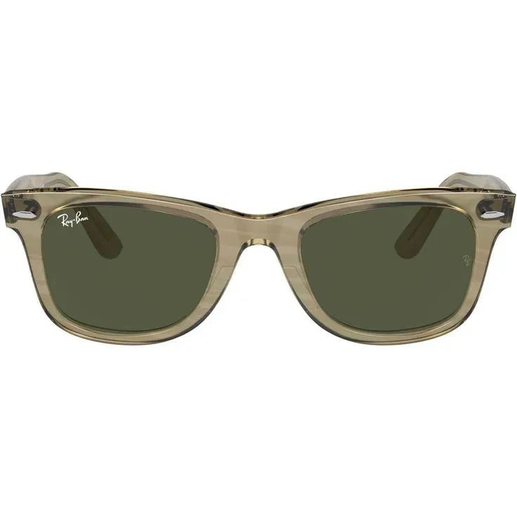 Wayfarer Photo Striped Grey W/Green - Beachin Surf