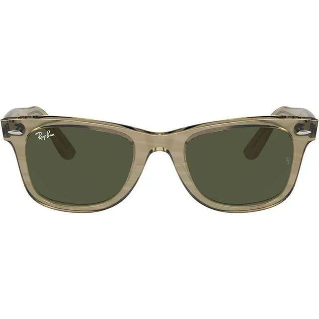 Wayfarer Photo Striped Grey W/Green - Beachin Surf