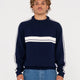 White Lines 2.0 Knitted Crew - Beachin Surf