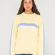 White Lines Long Sleeve Crew Neck Knit - Beachin Surf