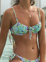 Womens Blumen Bralette Bikini Top - Beachin Surf