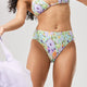 Womens Blumen High Leg Bikini Bottoms - Beachin Surf