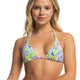 Womens Blumen Tiki Tri Bikini Top - Beachin Surf
