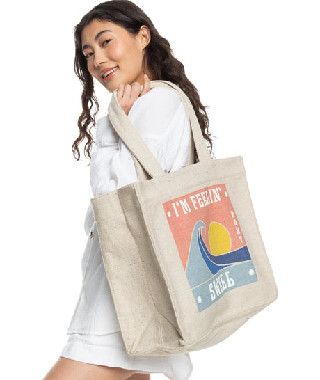 Womens Drink The Wave Tote Bag - Beachin Surf