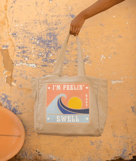 Womens Drink The Wave Tote Bag - Beachin Surf