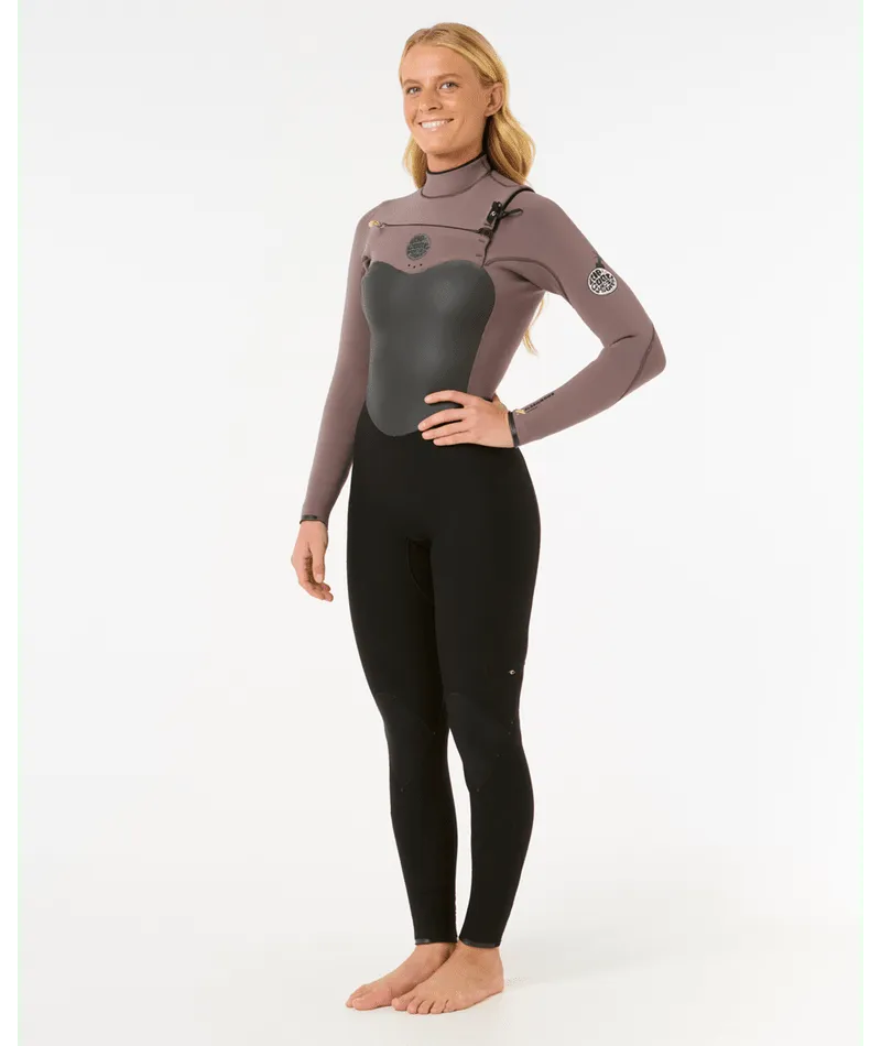 Womens Flashbomb 3/2 Chest Zip Wetsuit - Beachin Surf