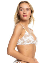 Womens Hibiscus Tri Bikini Top - Beachin Surf
