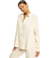 Womens Morning Time Long Sleeve Shirt - Beachin Surf