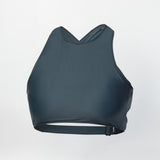 O'Neill Performance Surf Glenwood High Neck Bikini Top Slate