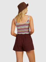 Womens Sailing Flow Knitted Vest Top - Beachin Surf