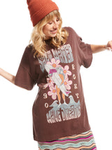 Womens Sweet Janis Oversized T-Shirt | ROXY | Beachin Surf