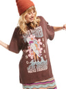 Womens Sweet Janis Oversized T-Shirt - Beachin Surf