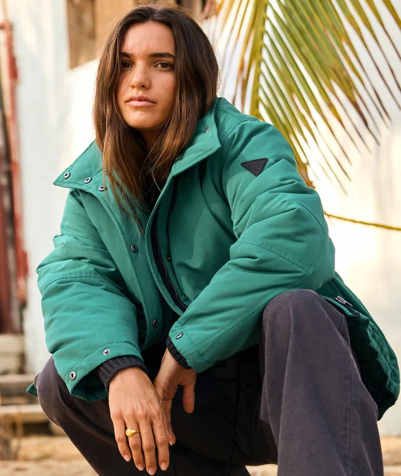 Womens This Time Puffer Jacket - Beachin Surf