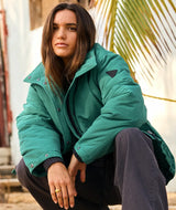 Womens This Time Puffer Jacket - Beachin Surf