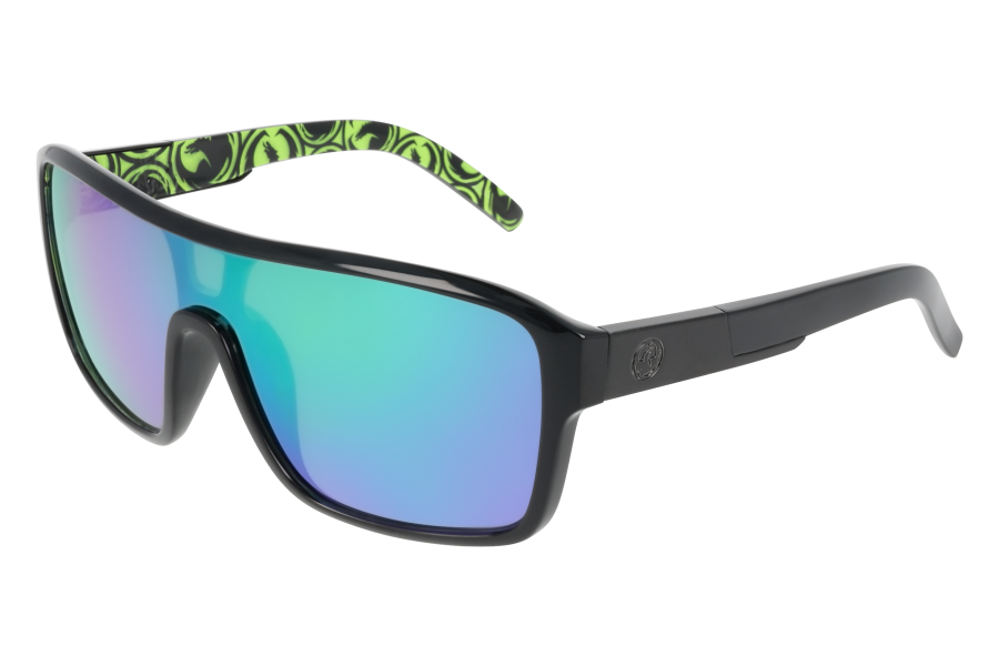 Dragon Remix - Black Icon Green w/ LUMALENS Green Ion