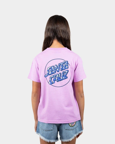 Zebra Marble Opus Dot Santa Cruz Girls S/S T-Shirt - Beachin Surf