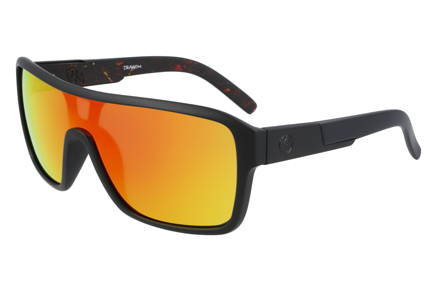 Remix Matte Black Inferno W/ Lumalens Red Ion