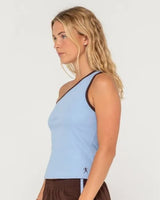 Zoe One Shoulder Tank - Beachin Surf