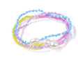 3 Strand Pearl/Pastel Seed Bead Bracelet - Beachin Surf