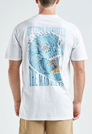 BARRELED SS TEE | THE MAD HUEYS | Beachin Surf