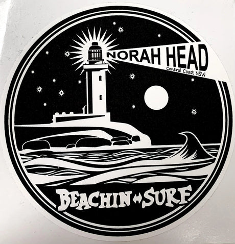 Beachin Surf Light House Sticker - Beachin Surf