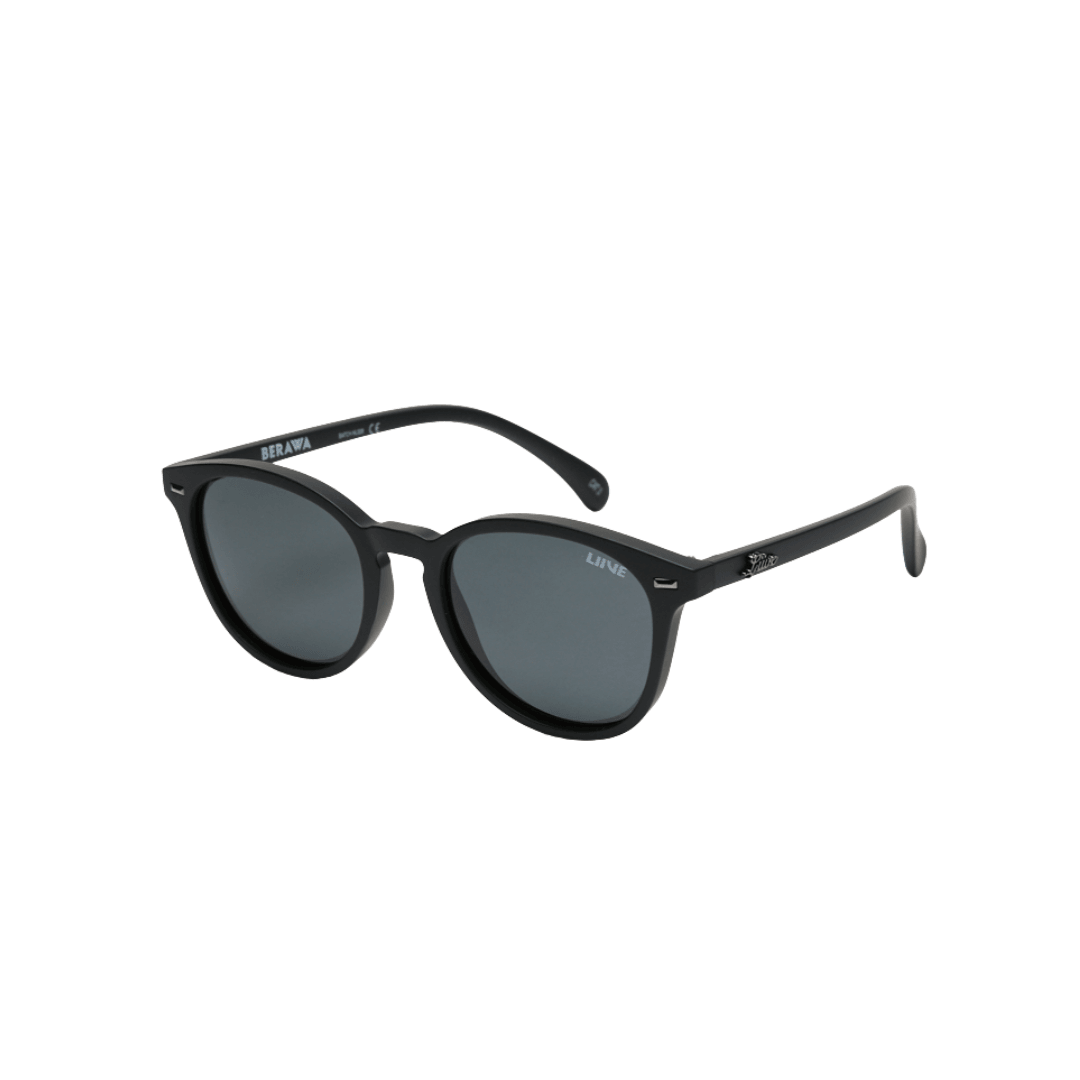 Berawa Sunglasses Polar Matt Black | LIIVE VISION | Beachin Surf