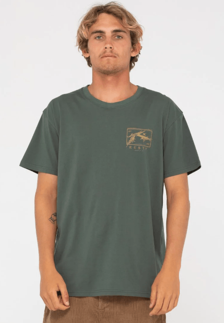 Bootleg Short Sleeve Tee | RUSTY | Beachin Surf