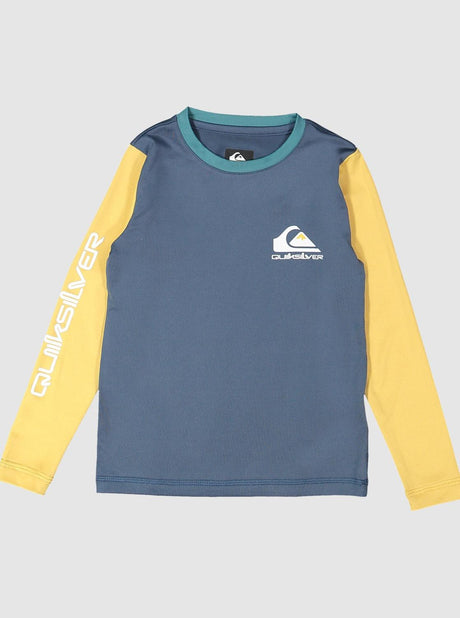 Boys 2-7 Heats Omni LS UPF 50 Rash Vest - Beachin Surf