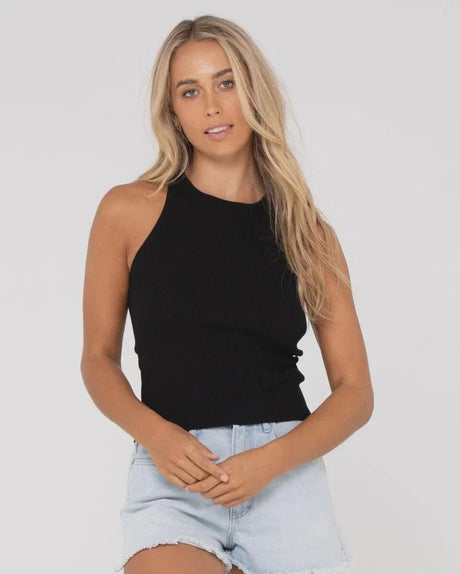 Charis Ribbed Tank - Beachin Surf