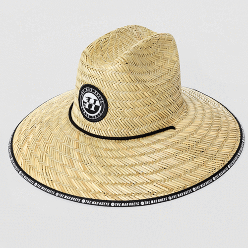 Custom H Straw Hat | THE MAD HUEYS | Beachin Surf