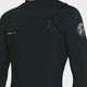 Defender 4/3Mm Steamer Chest Zip Wetsuit - Black - Beachin Surf