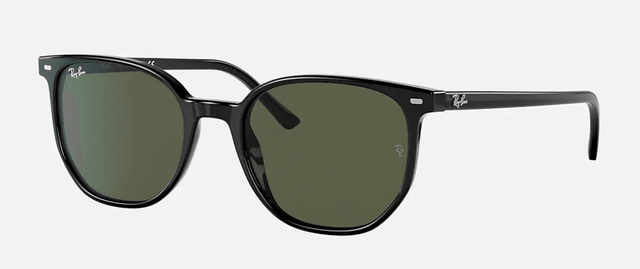 ELLIOT BLACK W/ GREEN | Ray-Ban | Beachin Surf