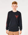 Fade Out Icon Long Sleeve Tee-Boys - Beachin Surf