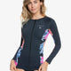 Fashion Long Sleeve Full-Zip Rash Vest - Beachin Surf
