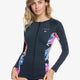 Fashion Long Sleeve Full-Zip Rash Vest | ROXY | Beachin Surf