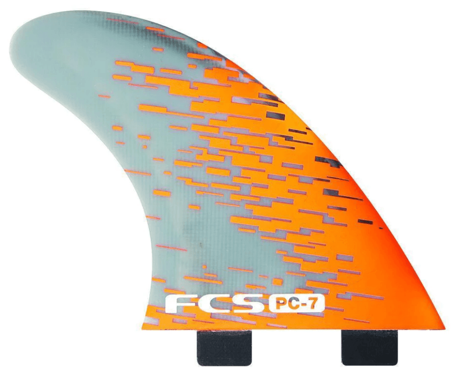 FCS PC-7 ORANGE SMOKE TRI RETAIL FINS | FCS | Beachin Surf