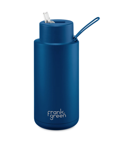 Frank Green - 34Oz/1000Ml Reusable Bottle (Straw) - Beachin Surf