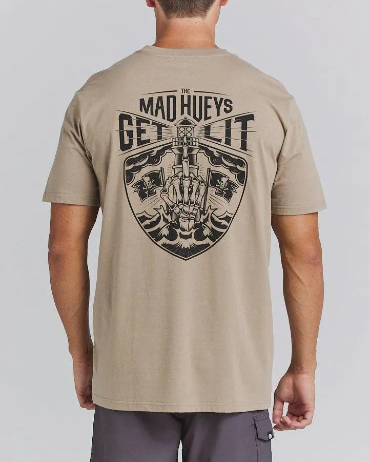 GET LIT SHORT SLEEVE TEE | THE MAD HUEYS | Beachin Surf