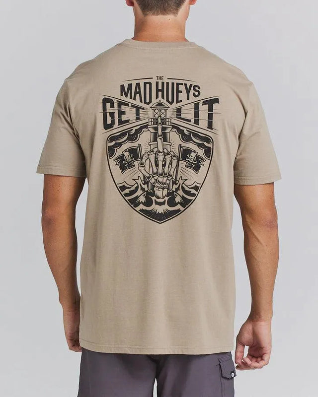 GET LIT SHORT SLEEVE TEE | THE MAD HUEYS | Beachin Surf