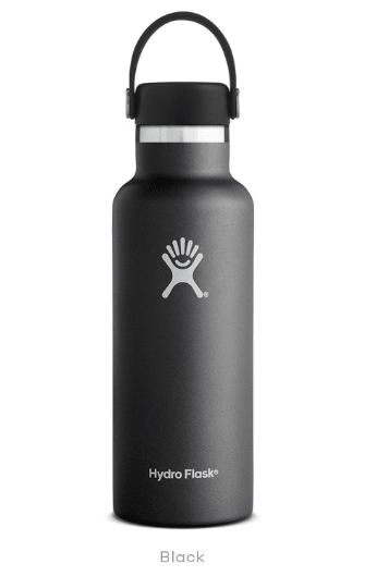 Hydration 18oz Standard Black | HYDRO FLASK | Beachin Surf