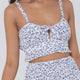Maddi Garden Reversible Crop Top - Beachin Surf