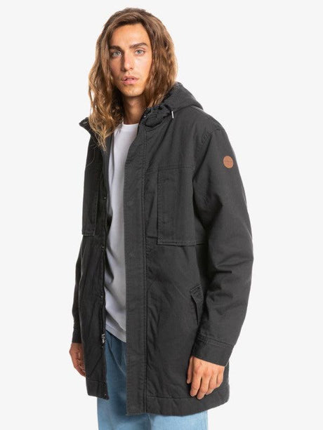 Magesty Crush Hooded Jacket- Tarmac | QUIKSILVER | Beachin Surf