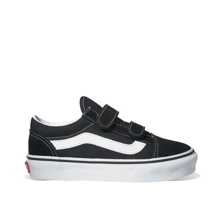 Old Skool Velcro Youth - Black/White - Beachin Surf
