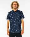 Paradise Palms Short Sleeve Shirt - Beachin Surf